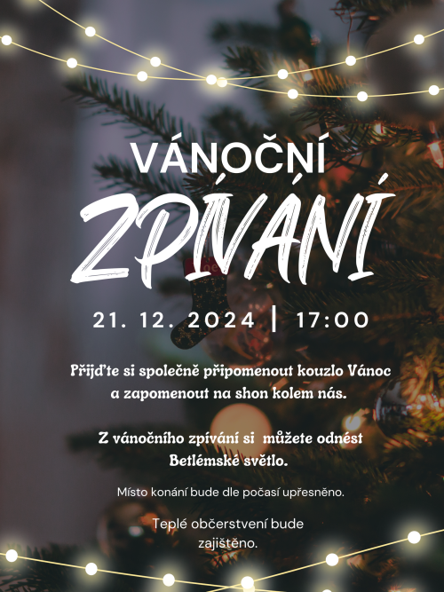 Vánoční zpívání
